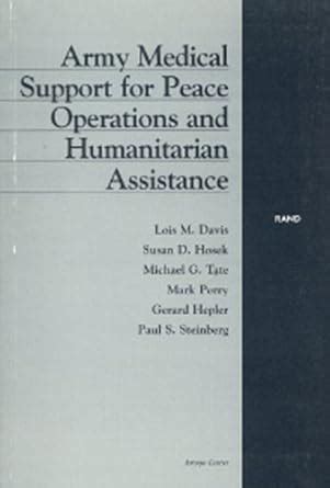 Buy Army Medical Support for Peace Operations and Humanitarian ...