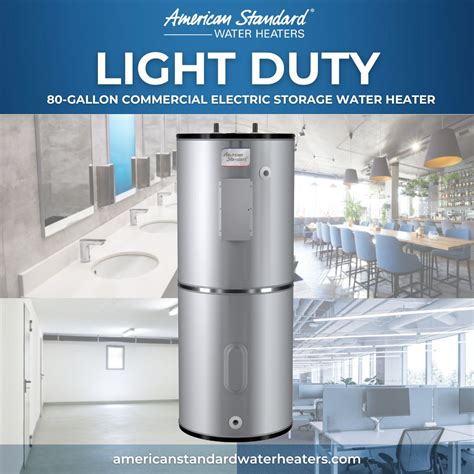 We’re excited to introduce the NEW American Standard Water Heaters 80 ...