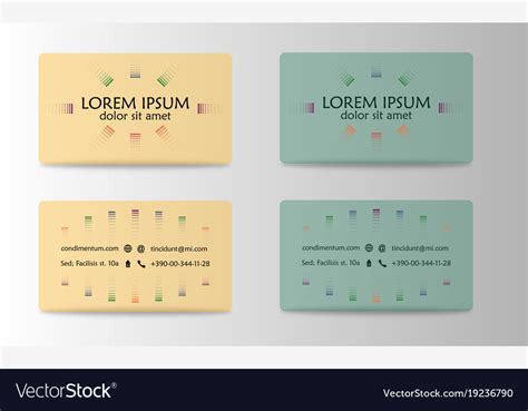 Visit Card Sample 的图像结果