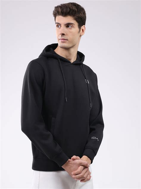 Buy Rock.it Men Black Solid Hooded Full Sleeve Sweatshirt Online in ...