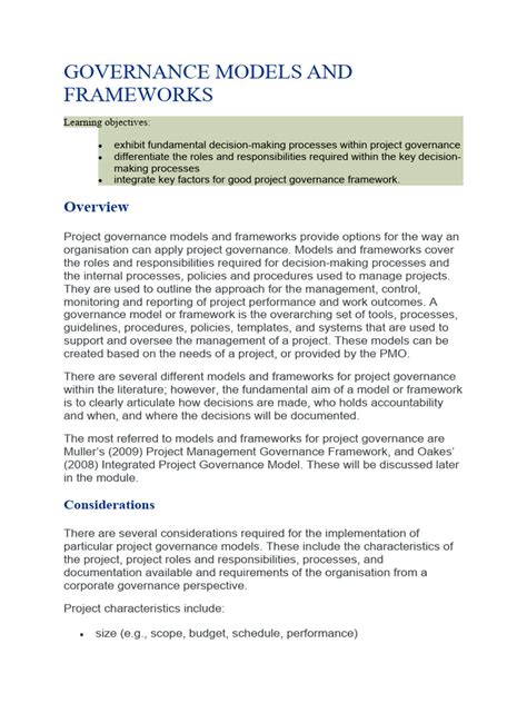 Governance Model Framework 的图像结果