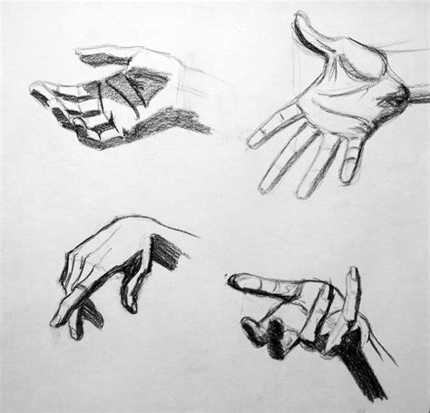 Hand Reaching Out Drawing Reference - Kids Drawing Lessons