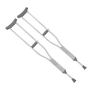 Cardinal Health CA901AD Axillary Crutch, Adult, Height 62-70 in ...