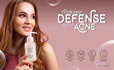 ALPINIA Anti-Acne Face Wash | 2% Salicylic Acid Formula | Fights Acne ...