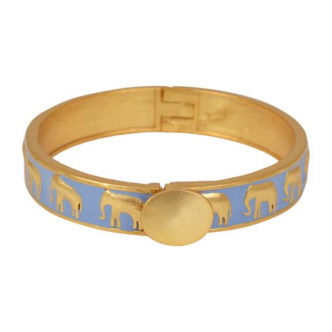 Blue Haathi Bangle – KESYA JAIPUR