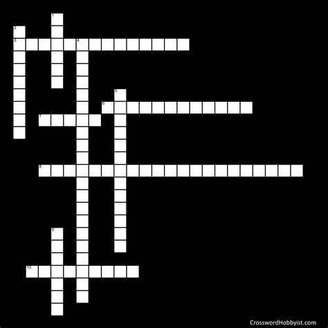 American Dream Crossword - Crossword Puzzle