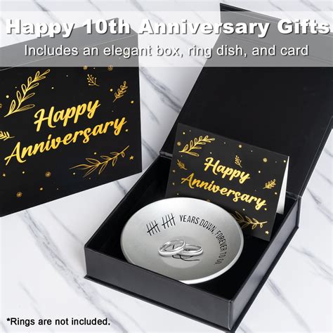 10th Anniversary Aluminum Gifts for Her/Him, 10 Year Wedding ...