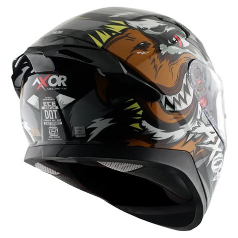 AXOR APEX FALCON HELMET BLACK GREY – BikeFormers