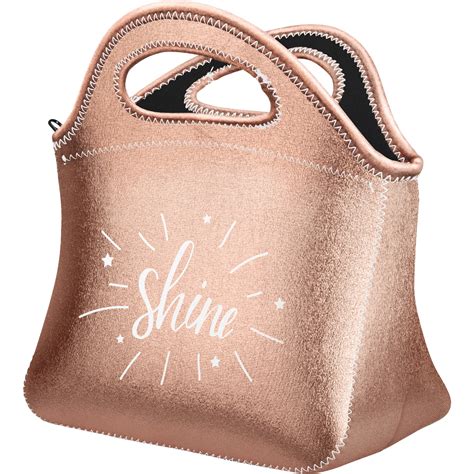 Logo Klutch Metallic Neoprene Lunch Bags
