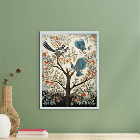 Enhance Home Decor with Four Pigeon Abstract Canvas Art buy online ...