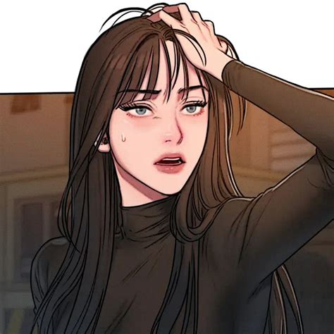 Kang Yuna | Thinking pose, Manhwa, Kim yuna