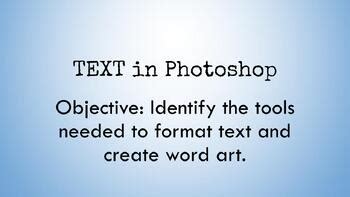 Image result for Photoshop Tutorial Useing Text
