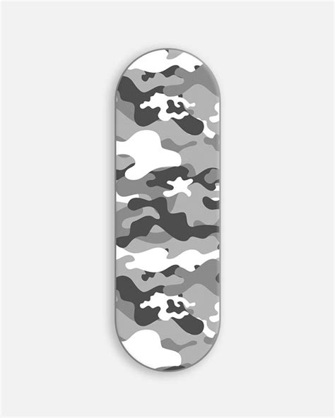 Cement Grey Camo Slider Phone Grip