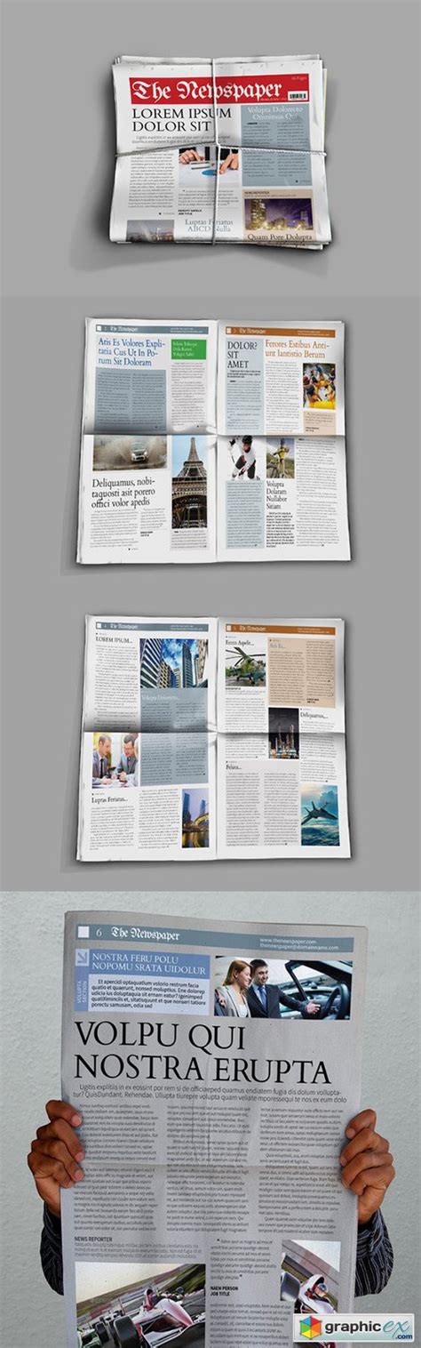 Image result for InDesign Newspaper Template
