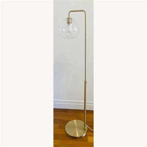 West Elm Sculptural Globe Floor Lamp - AptDeco
