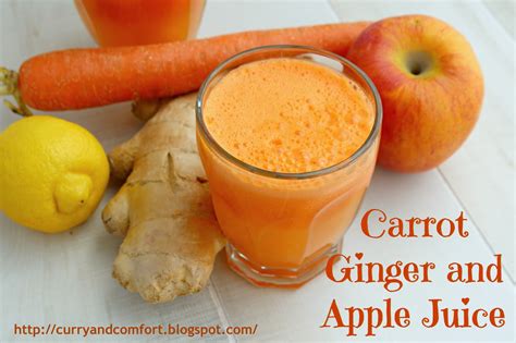 Kitchen Simmer: Carrot, Ginger and Apple Juice