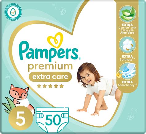Pampers Premium EXTRA CARE Taped Diapers, Size 5, 11-25 kg, with Lotion ...