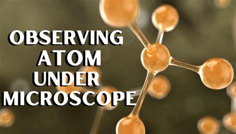 Atom Under Microscope 的图像结果