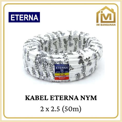 Jual Kabel Listrik Eterna 2 x 2.5 NYM 50 Meter / Kabel Eterna 2x2.5 NYM ...