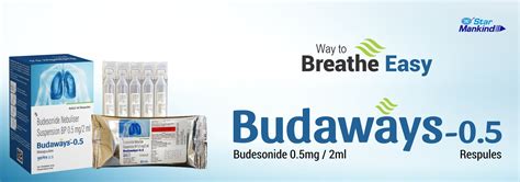 Budaways (Budesonide Respules) overview, Benefits, and Dosages