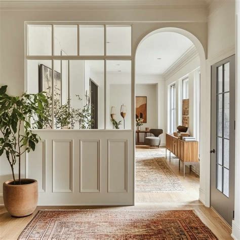 19 Half-Wall Entryway Divider Ideas to Perfectly Separate Your Entryway ...