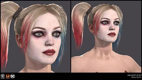 ArtStation - Injustice 2 faces, Brendan George | Injustice, Harley ...