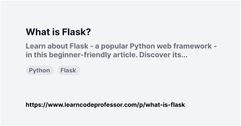 Image result for Flask Language