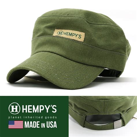 ワークキャップ 帽子 メンズ ヘンピーズ Hemp Freedom Fighter Hat グリーン フリーサイズ FFG アメリカ生産 ...