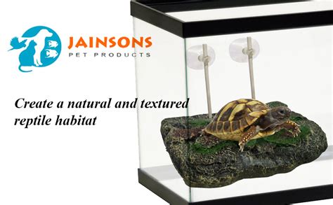Jainsons Pet Products Floating Rock Turtle Island | Reptile Turtle Tank ...