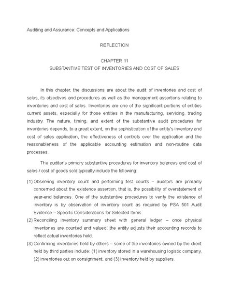 Image result for Farhat Lectures Substantive Test of Transactions