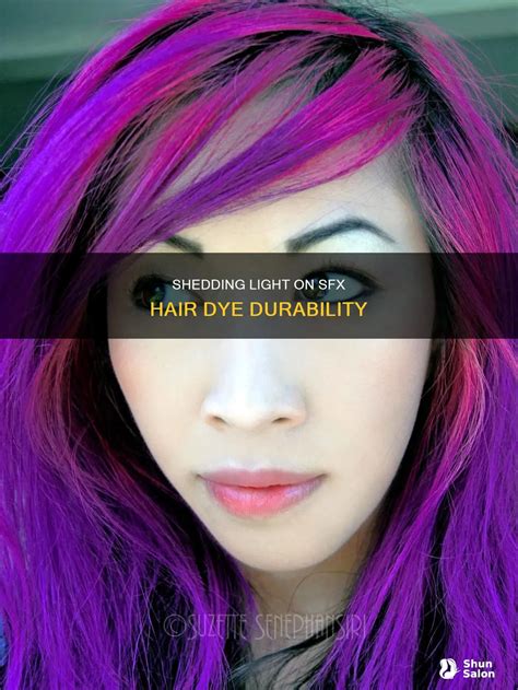Shedding Light On Sfx Hair Dye Durability | ShunSalon