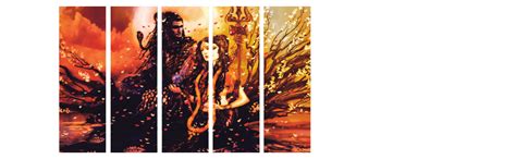 Casperme Shiv Parvati Wall Painting Big Size Framed For Living Room ...