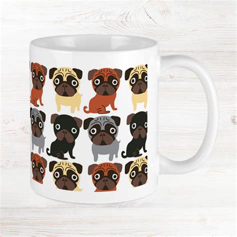 Pugs Mug | Mugs, Pug mug, Pugs