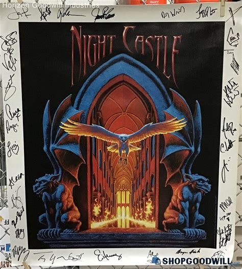 30x26" Night Castle 2009 Trans-siberian Orchestra Signed Album Art ...