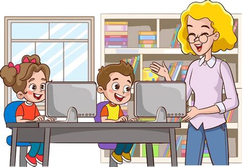 Image result for Computer Class Cartoon