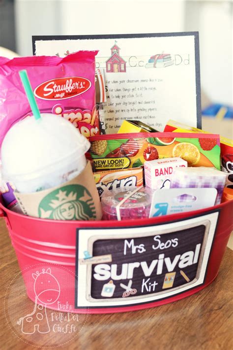 New Teacher Survival Kit Gift Ideas at Heather Summers blog