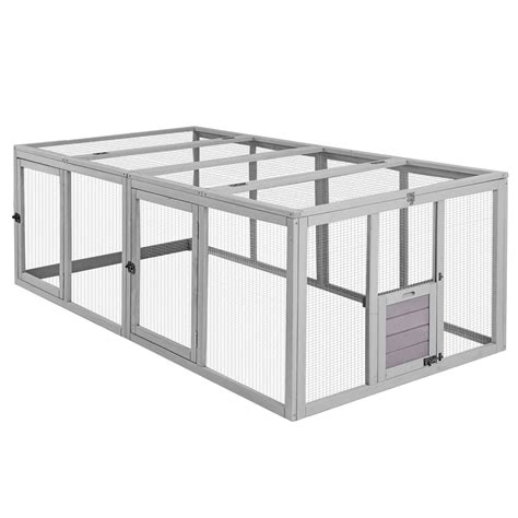 MORGETE Large Wooden Chicken Run Extension - Pet Playpen India | Ubuy