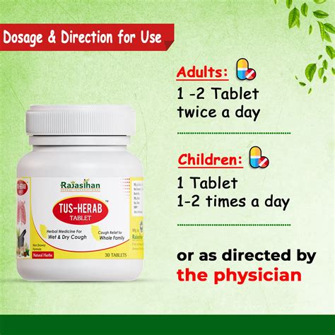 Tus Herab Tablet – Best Ayurvedic Cough Tablet For Dry & Wet Cough