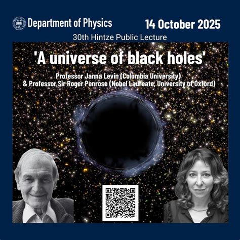 Join us for a special 30th anniversary Hintze Lecture featuring an ...