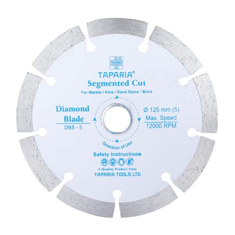 Taparia 5" Diamond Cutting Wheel, Segmented (Dbs 5) : Amazon.in ...