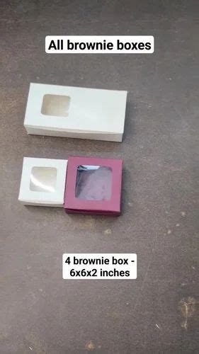 Brownie boxes - Brownie Packaging Box Manufacturer from New Delhi