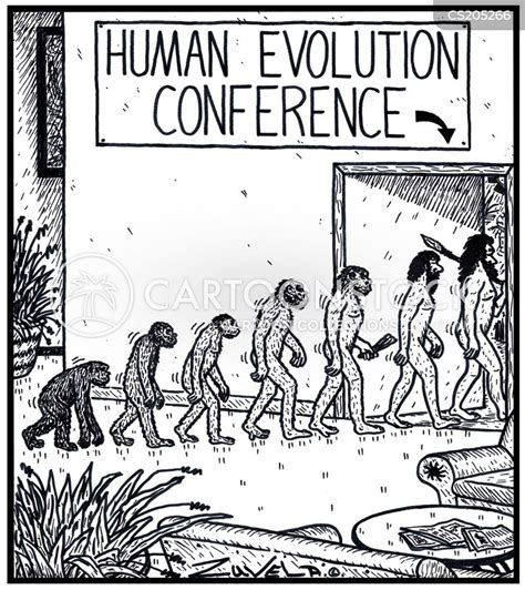 Image result for Human Evolution Cartoon