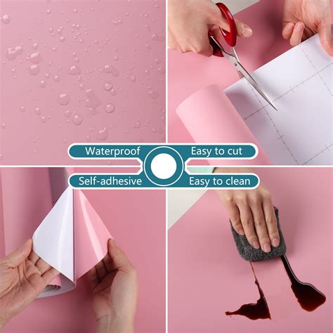 VEELIKE Thickened Pink Contact Paper – Veelike