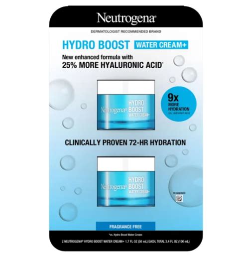 Amazon.com: Neutrogena Hydro Boost Water Cream Moisturizer, Enhanced ...