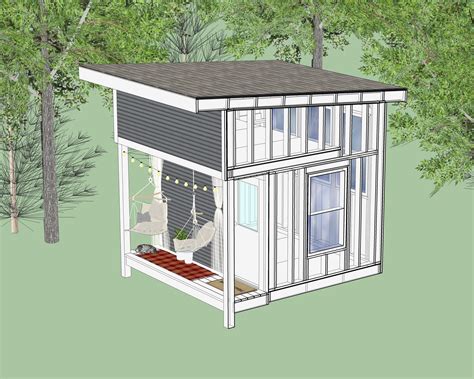 108 Sq Ft Cabin/bunkie With Loft Building Plan - Etsy Australia