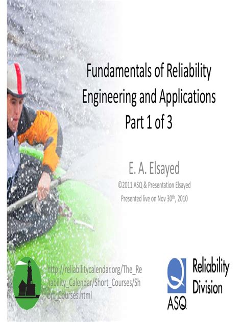 Reliability engineering Applications and Examples 的图像结果