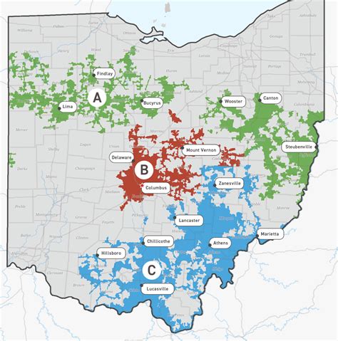 Image result for AES Ohio Map