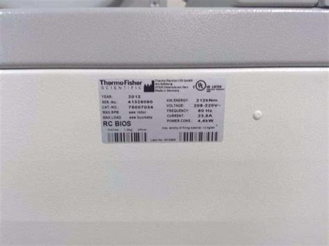 Thermo Scientific RC BIOS Sorvall Floor Model Centrifuge in Frederick ...