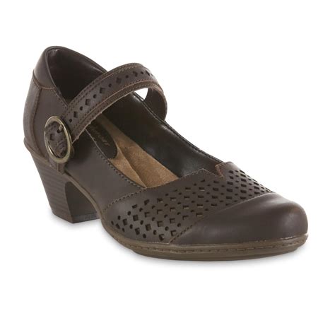 I Love Comfort Women's Claudia Embellished Mary Jane Shoe - Brown