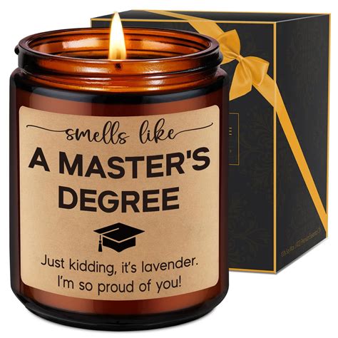 Fairy's Gift Candle, Masters Degree Graduation Gifts for Women Men ...